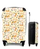 MuchoWow® Koffer Handgepäck Trolley Rollkoffer Kleine Produktbild-Vorschau 1