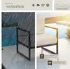 Collage showing a garden lounge chair in different scenarios, including rain and poolside. Náhled obrázku produktu