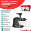 Wyciskarka wolnoobrotowa do owoców warzyw pozioma 150 W Podgląd zdjęcia produktu 27