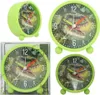 Wecker Dino World grün  lautlose Zeiger, Lichtfunktion auf Produktbild-Vorschau 2