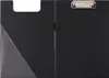 A black clipboard folder is shown open, lying flat on a white background. Náhled obrázku produktu