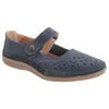 Boulevard Damen Sommer Mary-Jane-Schuhe mit Lochmuster und Produktbild-Vorschau 1