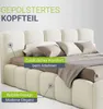 Juskys Polsterbett Catania - Bubble Design - 180 x 200 cm - Produktbild-Vorschau 5