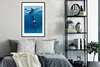 MuchoWow® MuchoWow® Gerahmtes Poster Delphin - Tauchen - Produktbild-Vorschau 2