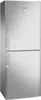 A silver refrigerator with a freezer compartment on top. Produktbild-Vorschau