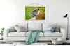 MuchoWow® Textilposter Tiger - Natur - Kopf 120x80 cm mit Produktbild-Vorschau 3