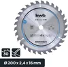 kwb 587157 Lama circolare in metallo duro 200 x 16 mm 1 pz Anteprima dell’immagine prodotto 1
