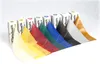 A row of TheraBand fitness bands in various colors, with their packaging boxes behind them. Voir les images du produit