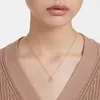 Swarovski Swarovski Damen Halskette Iconic Swan Rosegold Produktbild-Vorschau 5