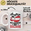 Keine Kängurus in Österreich Tasse Geschenk Kaffee-Becher Produktbild-Vorschau 3