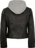Mauritius - Damen Lederjacke Lammnappa Kapuze schwarz : XL Produktbild-Vorschau 4