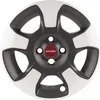 15" Zoll Radkappe Schwarz/Silber Radzierblende Radblende Produktbild-Vorschau 1