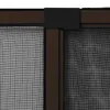 vidaXL Ausziehbarer Insektenschutz für Fenster Braun Produktbild-Vorschau 9
