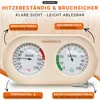 WASSERFELD® Sauna Thermometer Hygrometer [2in1 Funktion] Produktbild-Vorschau 2