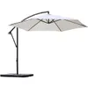 Sekey Ampelschirm 300 cm Aluminium, Knickbar, mit Kurbel & Produktbild-Vorschau 1