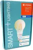 The image shows the packaging of a smart LED light bulb. Produktbild-Vorschau
