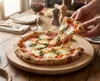 Deska OBROTOWA 30cm drewniana buk Do Serwowania Pizzy Podgląd zdjęcia produktu 4