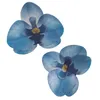 Blumen aus essbarem Papier Orchidee blau 10St Produktbild-Vorschau 1
