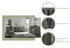 Sideboard "Bailey" grau matt und Matera grau Wohn- und Produktbild-Vorschau 4