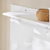 SoBuy FHK36-W Wandgarderobe, garderobestang met plank en Productafbeelding-voorbeeld 6