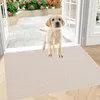 Schoonloopmat 80x100 cm, beige, antislip, wasbaar, Productafbeelding-voorbeeld 1