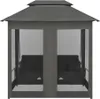 vidaXL Balancelle de jardin avec fonction lit et toit Voir les images du produit 4