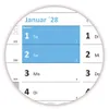 XXL Wandkalender DIN A0 2028 (blau2) große Tageskästchen Produktbild-Vorschau 2