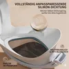 Profi Schwimmbrille Anti-Beschlag Weitwinkel Orange-Schwarz Produktbild-Vorschau 3