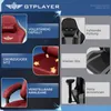 Collage of images and text highlighting features of a gaming chair. Voir les images du produit