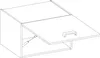 Hängeschrank 60 cm Eiche Artisan + Weiß Hochglanz Produktbild-Vorschau 2