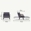 Hanah Home, Sando Single - Light Brown, divano letto a 1 Anteprima dell’immagine prodotto 10