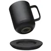 A black Ember mug is shown levitating above its charging coaster against a white background. Náhled obrázku produktu