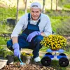 Gartenhocker mit Rollen, praktischer Gartenhocker mit Produktbild-Vorschau 8