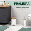 Ensemble WC eluno FRAMURA, comprenant une brosse WC sur Voir les images du produit 2