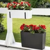 Fioriera da balcone in rattan con ganci grigio 19 x 56 x Anteprima dell’immagine prodotto 17