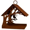 Edelrost Garten Deko Windlicht Vogelhaus Gartendekoration Produktbild-Vorschau 3