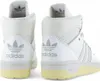 A pair of white Adidas high-top sneakers. Produktbild-Vorschau
