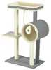 PawHut Kraboom 104 cm, kattenboom met kattenhol, krabpaal Productafbeelding-voorbeeld 1