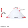 Pendelglasschirm Weiß Ø 220mm E27 Lampenglas Ersatzglas Produktbild-Vorschau 2