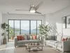 Elstead Eris leiser Deckenventilator mit LED Licht Ø152cm Produktbild-Vorschau 5
