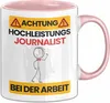 Journalist Tasse Geschenk Lustiger Spruch Geschenkidee für Produktbild-Vorschau 1