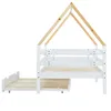 Flieks Kinderbett 90x200cm mit Lattenrost, Hausbett Produktbild-Vorschau 10
