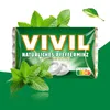 A pack of VIVIL peppermint pastilles with mint leaves. Produktbild-Vorschau
