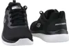 Two black Skechers women's training shoes are shown from the front and side against a white background. Anteprima dell’immagine prodotto