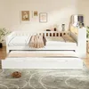 Merax Tagesbett Kinderbett 90x200cm mit Ausziehbett, Produktbild-Vorschau 2