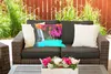 MuchoWow® Outdoor Kissen - Wasserfall - Bäume - Rosa - Produktbild-Vorschau 5