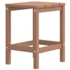 vidaXL Adirondack-Gartenstuhl mit Hocker & Tisch HDPE Braun Produktbild-Vorschau 5