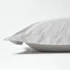 HOMESCAPES Kopfkissenbezug mit Stehsaum silber grau, Produktbild-Vorschau 2