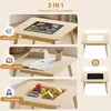 Table pour enfants AIYAPLAY avec 2 chaises, ensemble de Voir les images du produit 3