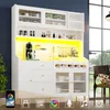 Armoire haute Flieks avec casier à bouteilles et Voir les images du produit 1
